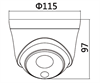 Camera Tiandy TC-C32HN 2MP