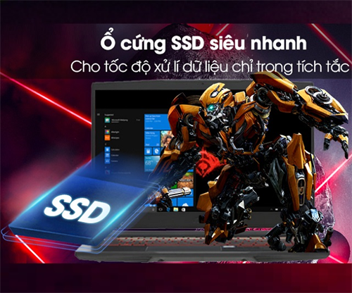 Máy tính xách tay Laptop MSI GF63 8RC-243VN (i5-8300H) (Đen)