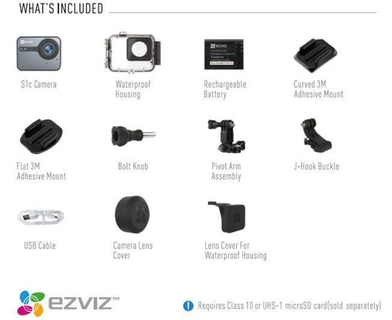 Camera Hành Trình EZVIZ S1C Starter Kit CS-SP206-A0-54WFBS