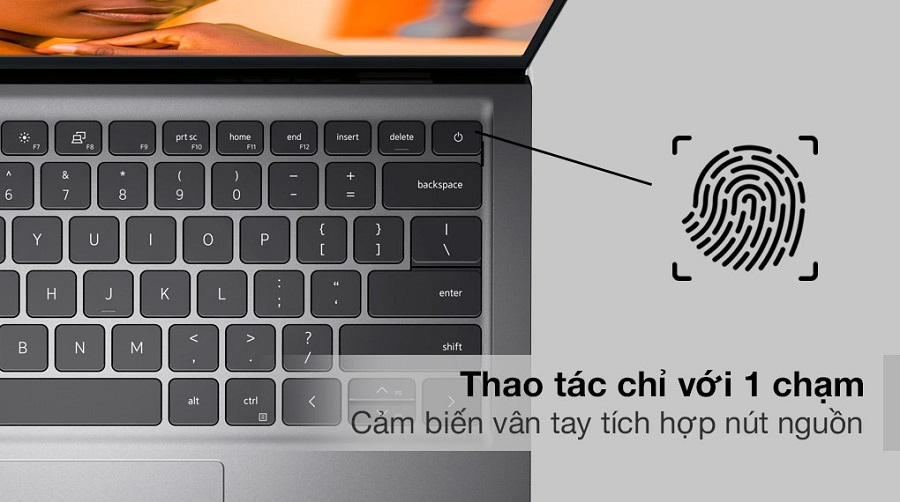 Dell Inspiron 14 5415 R5 5500U (70262929) - Bảo mật vân tay