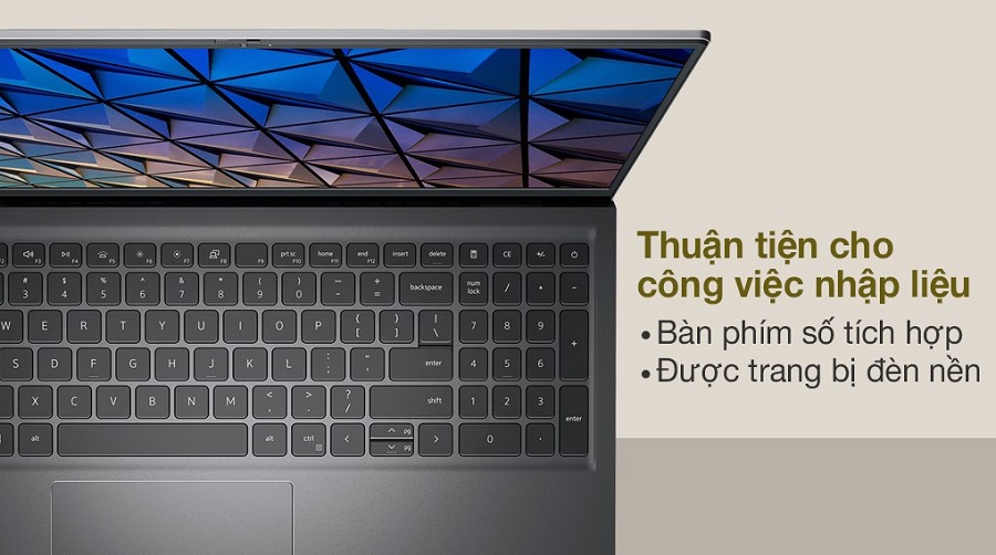 Laptop Dell Vostro 15 5510 i5 (70270646) - Bàn phím