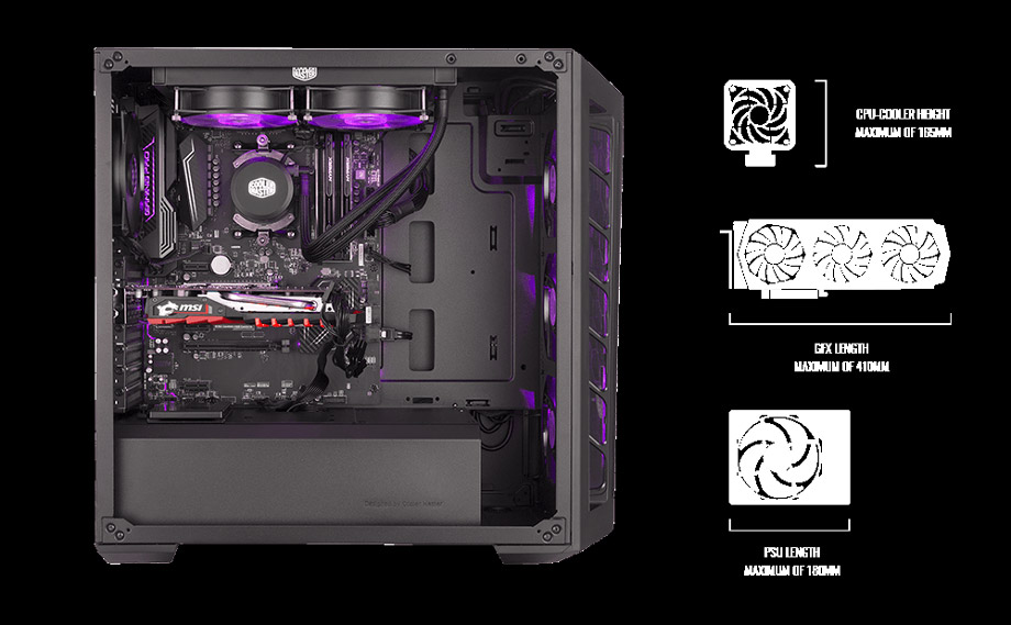 Case Cooler Master MasterBox MB511 RGB