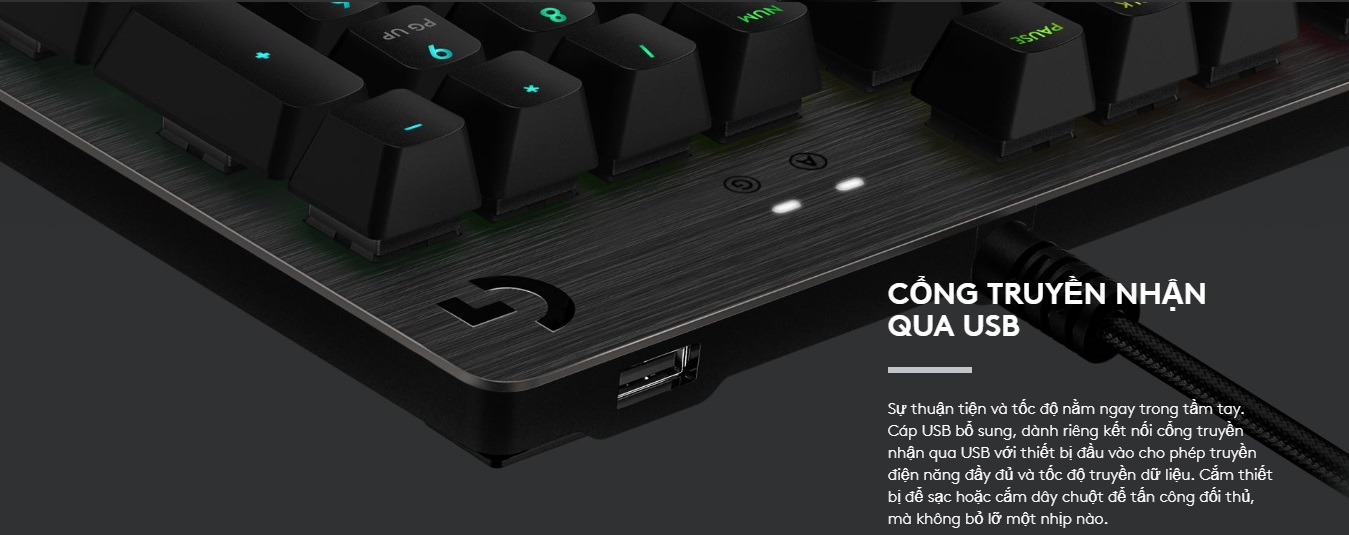 Bàn phím cơ Logitech Gaming G512